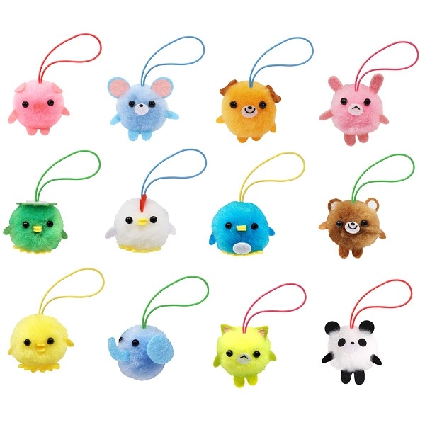 アニマルわたぽんマスコット 50個セット