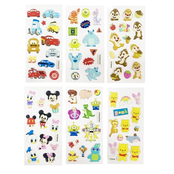 ディズニーぷっくりミニシール 60個セット