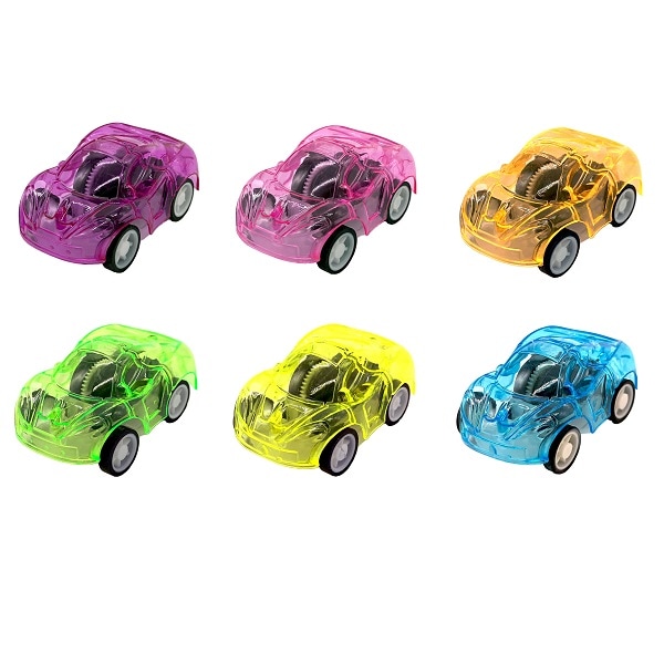 miniクリアスポーツプルバックカー 50個セット