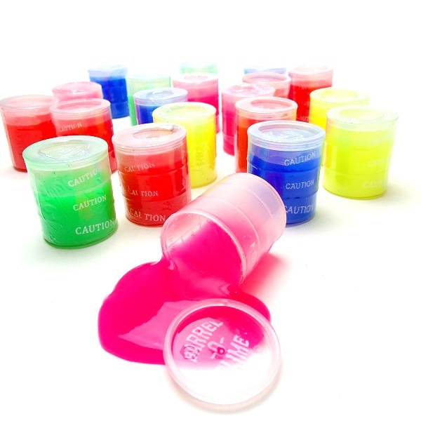 ドラム缶スライムクリア 24個セット|お祭り景品 縁日おもちゃ 景品