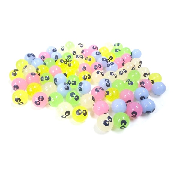 スーパーボール 光るメダマ 27mm 100個セット スーパーボール 光るメダマ 27mm 100個セット