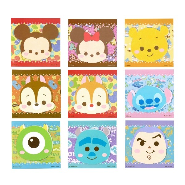 ディズニー キャラクター メモ ふせん セット 【公式通販】