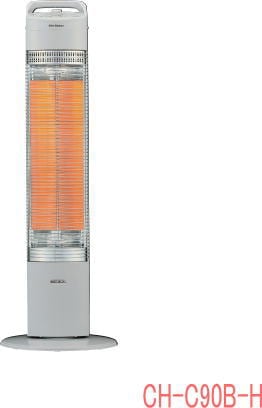 SS-2025-P203]コロナ：遠赤外線ヒーター スリムカーボン(グレー）/CH