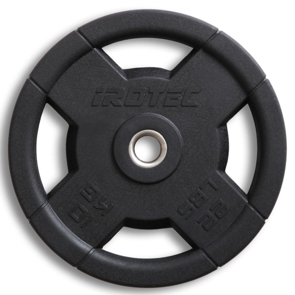 高品質ラバー】NEWオールラバープレート10kg(1枚) 【穴径29mm】 IROTEC