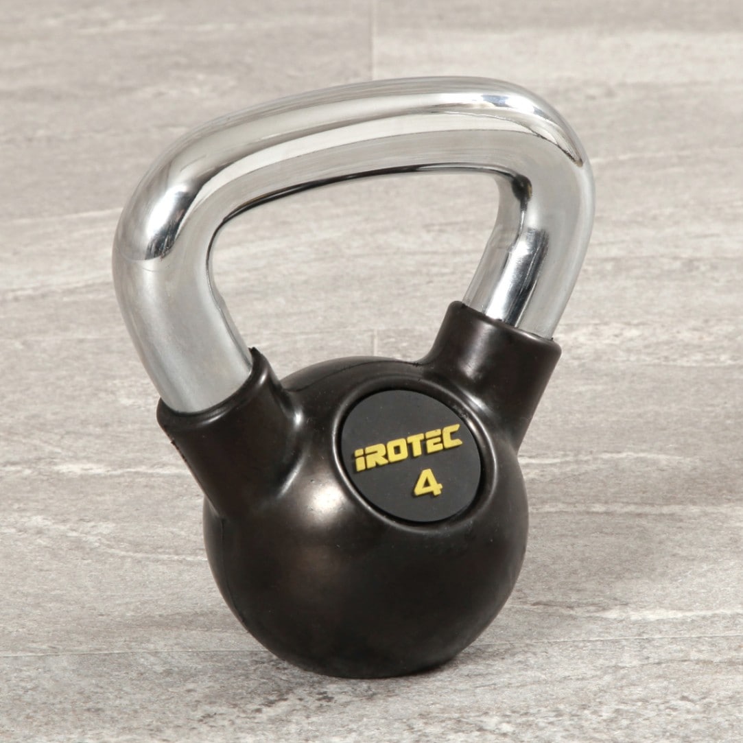ケトルベル 4kg ラバーコーティングタイプ IROTEC (アイロテック)