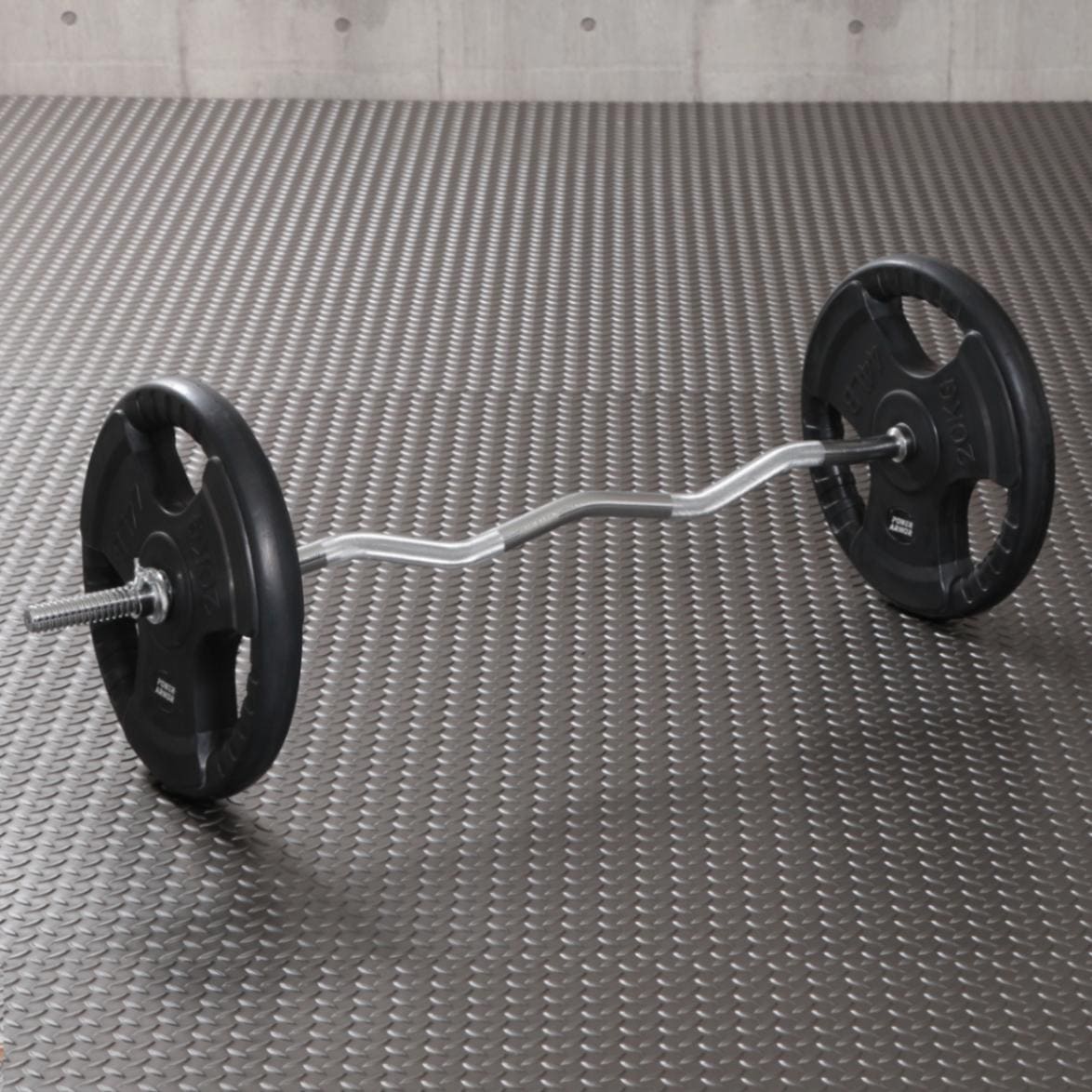 レギュラースクリューWバーラバー46KGセット（Wバー+ラバープレート20KG×2枚）/POWER ARMOR（パワーアーマー）