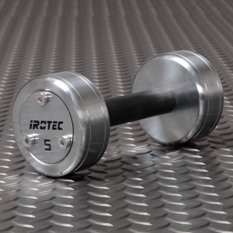ハードクロームジムダンベル5KG/IROTEC（アイロテック）