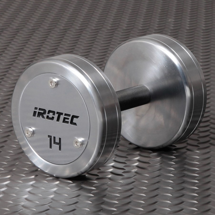 IROTEC ジムダンベル 14KG 2個セット アイロテック ジムダンベル14kg オールラバータイプ IROTEC (アイロテック)