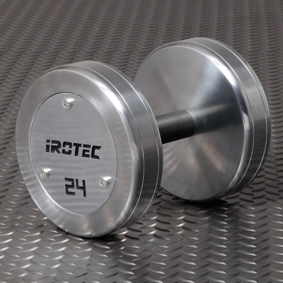 初売り ハードクロームジムダンベル24kg / IROTEC（アイロテック） ウエイトトレーニング