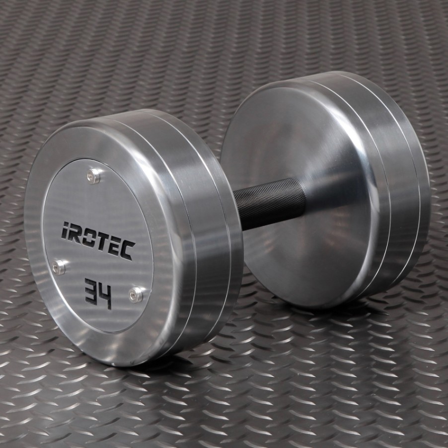 ハードクロームジムダンベル34KG/IROTEC（アイロテック）
