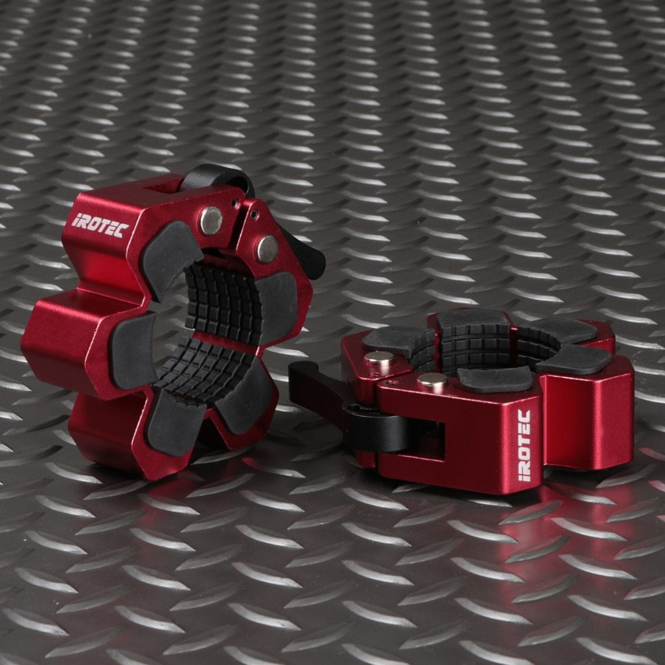 マグネットクイックカラー　オリンピックタイプ　レッド　2個セット 径50mm専用カラー（留め具）/IROTEC（アイロテック）