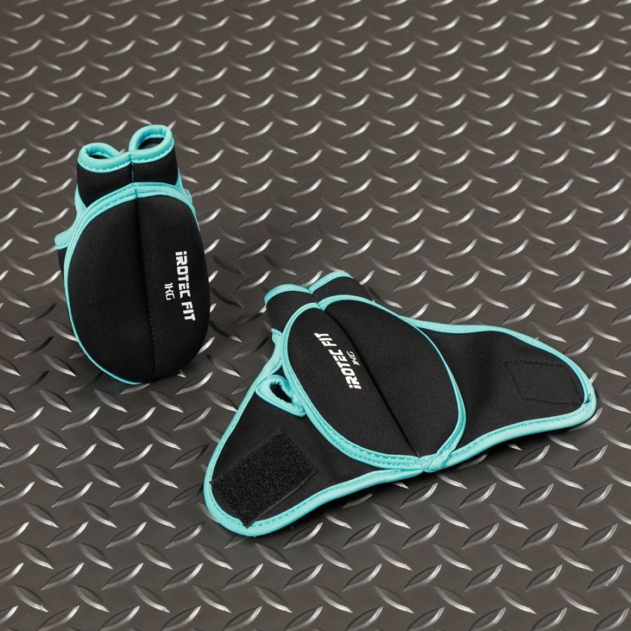 【2025年10月新発売】IROTEC FIT（アイロテックフィット）ネオプレーンパワーウエイトグローブ1000 ブルー 片手1kg×2個セット