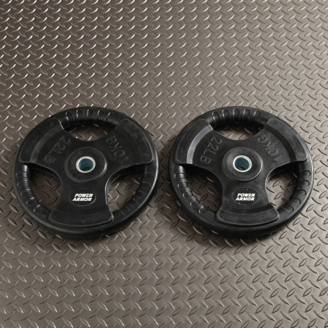 ラバープレート10kg×2枚 (穴径29mm) / POWER ARMOR（パワーアーマー）