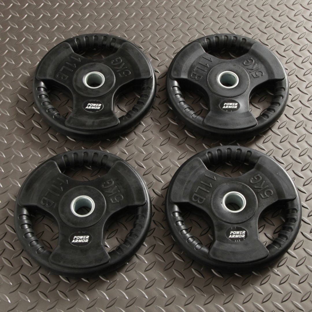 ラバープレート5KG×4枚 【穴径29mm】/POWER ARMOR（パワーアーマー）
