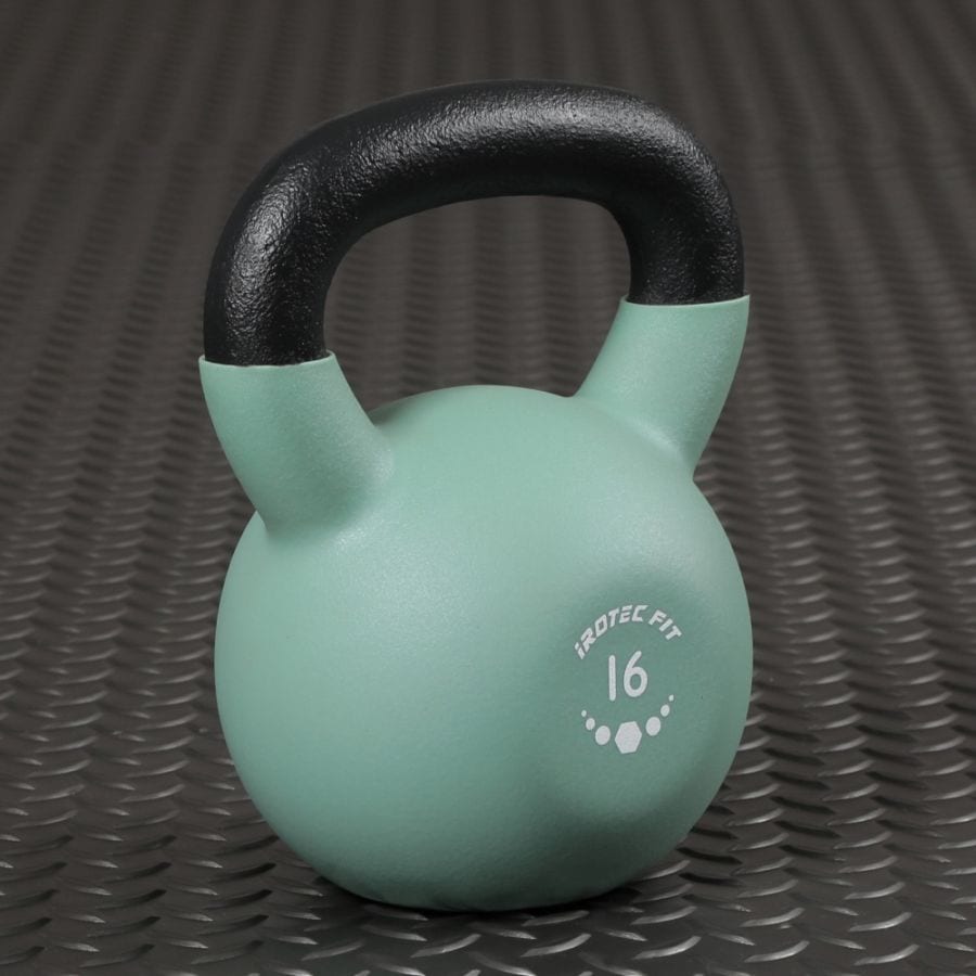 【2026年7月新発売】IROTEC FIT（アイロテック フィット）ネオプレーンケトルベル ピスタチオグリーン 16KG