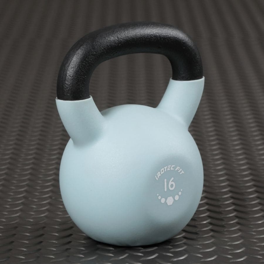 【2026年7月新発売】IROTEC FIT（アイロテック フィット）ネオプレーンケトルベル スモーキーブルー16KG