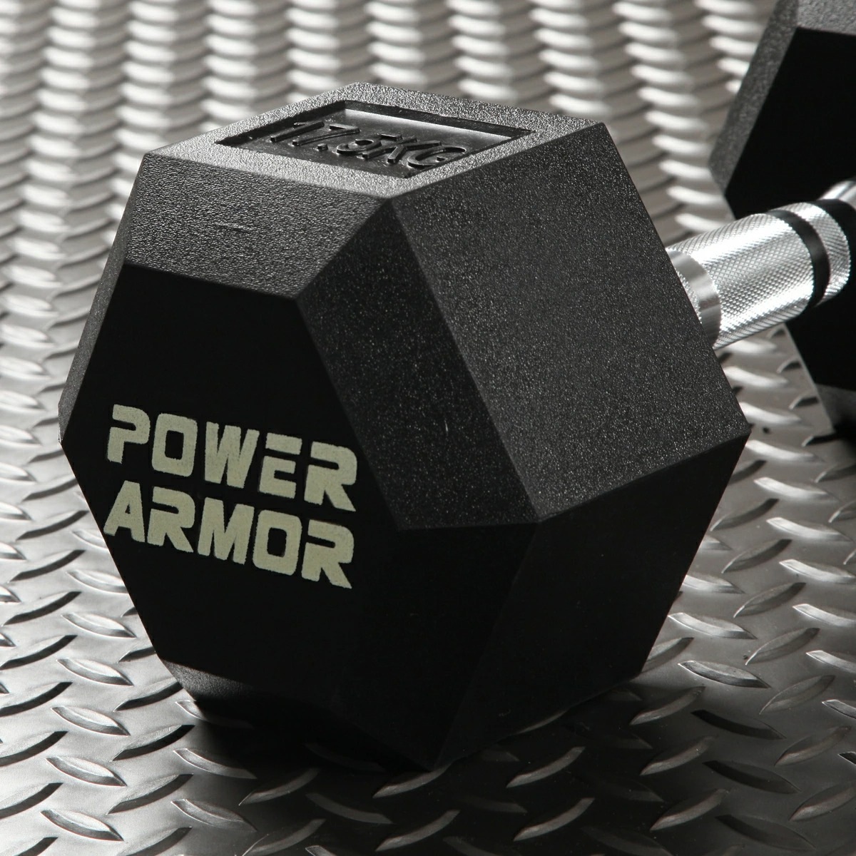 【大好評に付き完売！次回入荷予定は9月下旬頃】ラバーHEXダンベル17.5KG（2本セット）/POWER ARMOR（パワーアーマー）-0