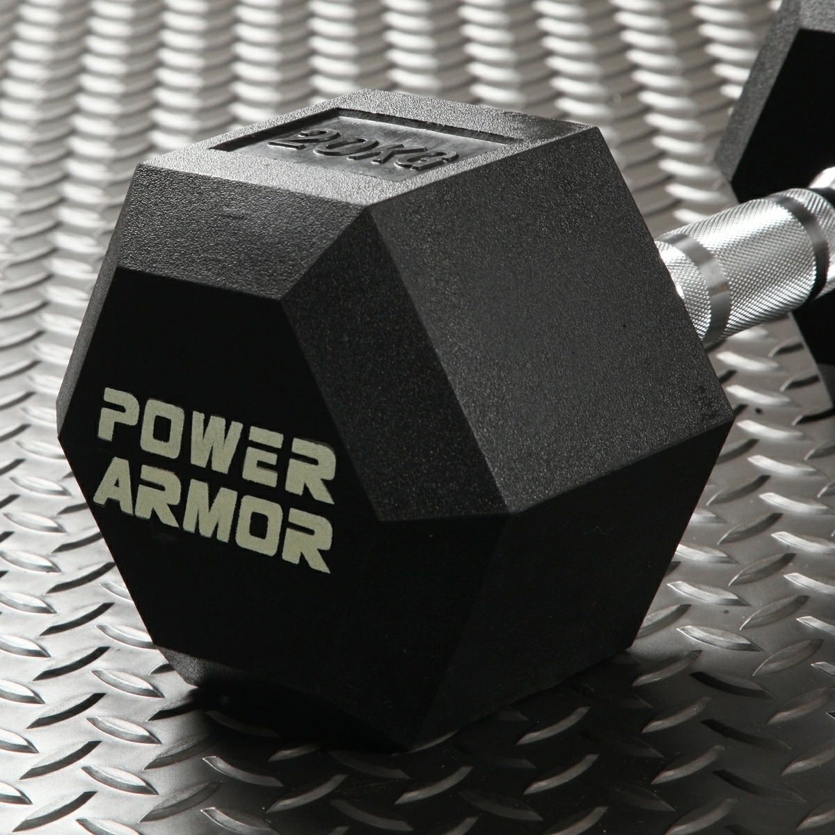 【大好評に付き完売！次回入荷予定は9月下旬頃】ラバーHEXダンベル20KG（1本）/POWER ARMOR（パワーアーマー）-0