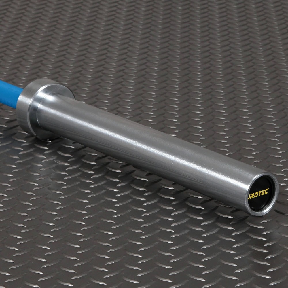 ブルーオリンピックラバーバーベル95KGセット(アルミカラー付き)/IROTEC（アイロテック）-4