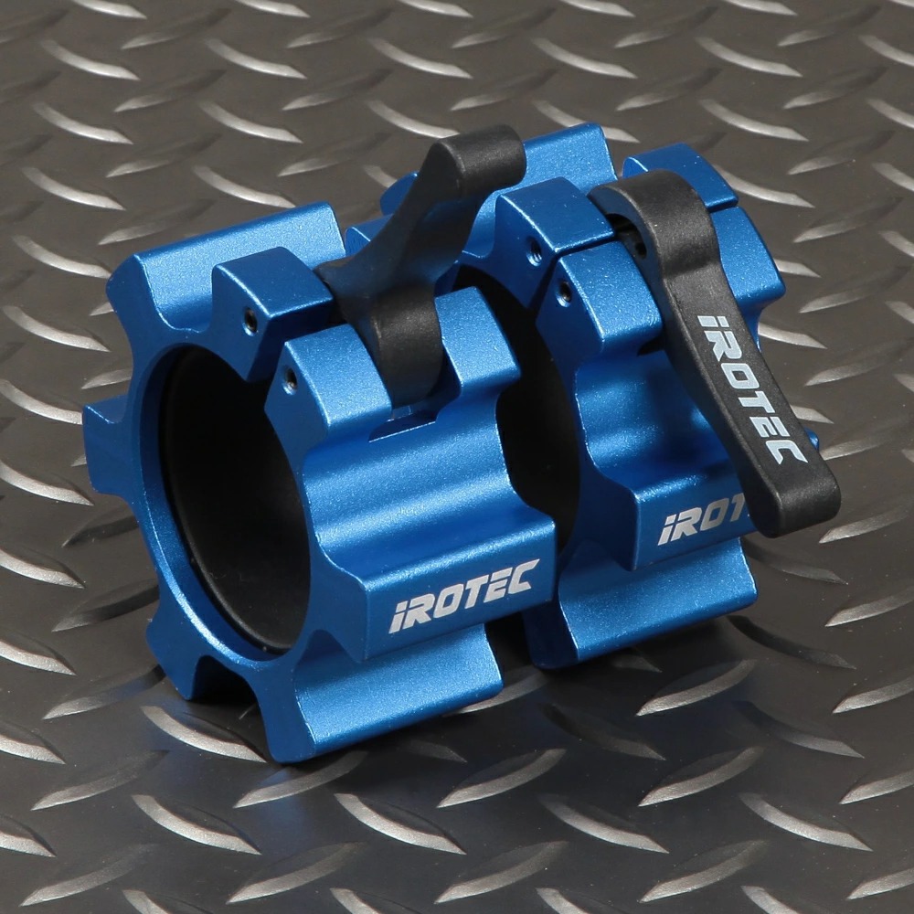 ブルーオリンピックラバーバーベル95KGセット(アルミカラー付き)/IROTEC（アイロテック）-6