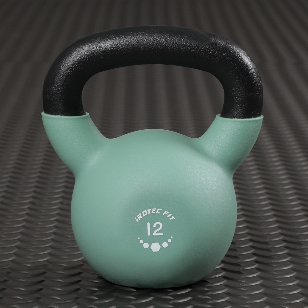 【2026年7月新発売】IROTEC FIT（アイロテック フィット）ネオプレーンケトルベル ピスタチオグリーン 12KG-0