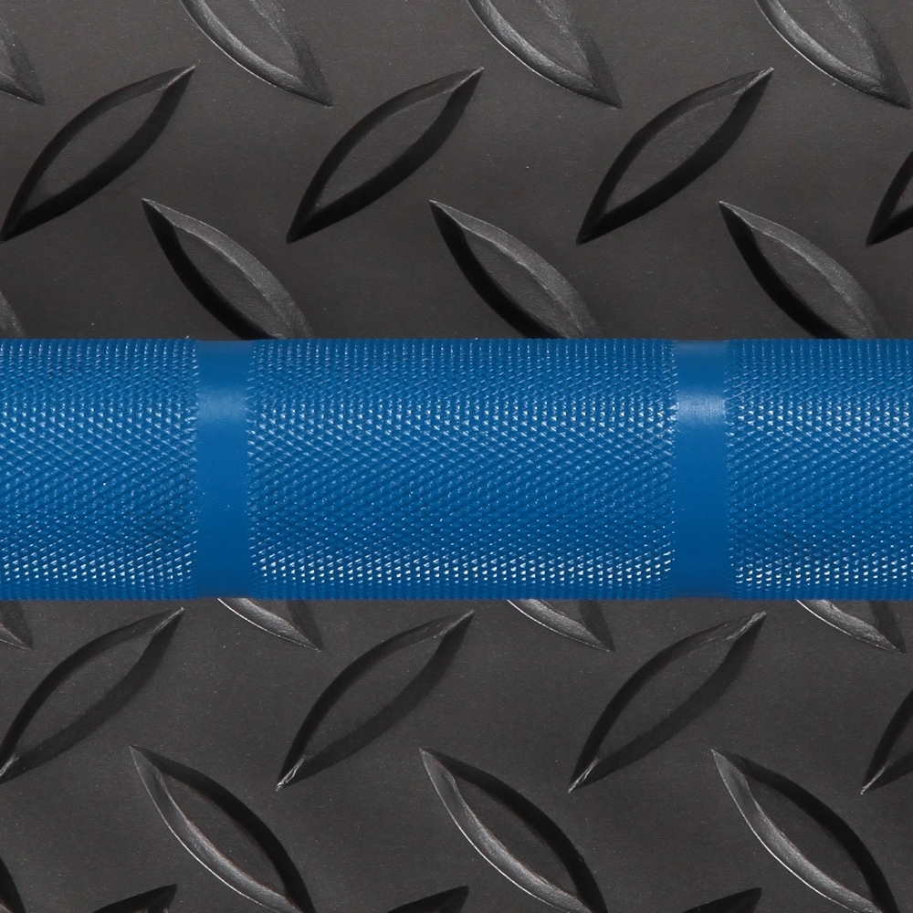 ブルーオリンピックラバーバーベル215KGセット(アルミカラー付き)/IROTEC（アイロテック）-2