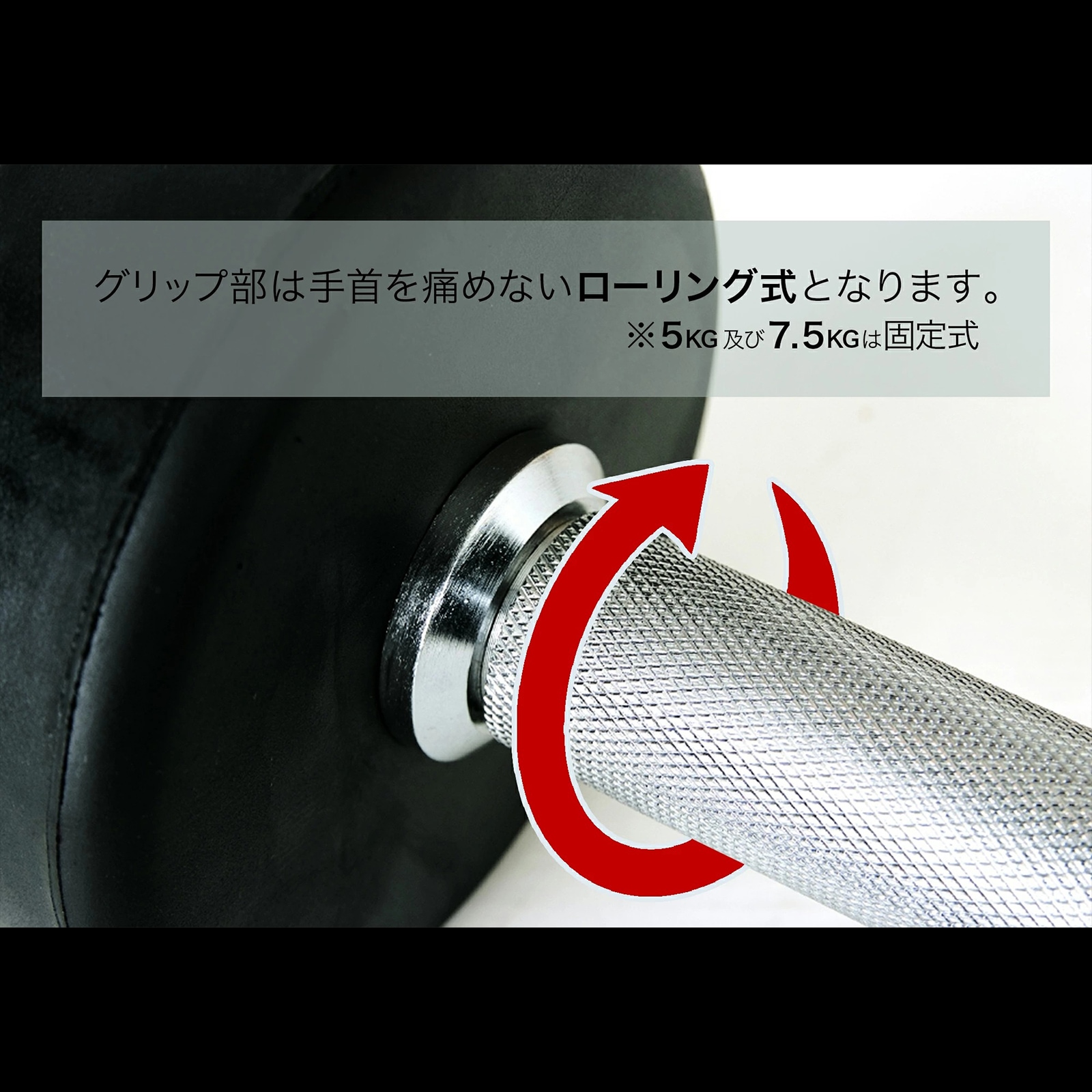 ジムダンベル34kg オールラバータイプ IROTEC (アイロテック)