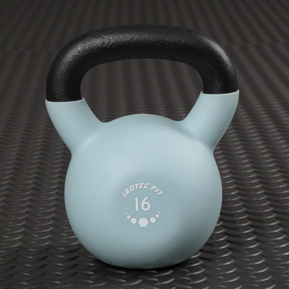 【2026年7月新発売】IROTEC FIT（アイロテック フィット）ネオプレーンケトルベル スモーキーブルー16KG-0