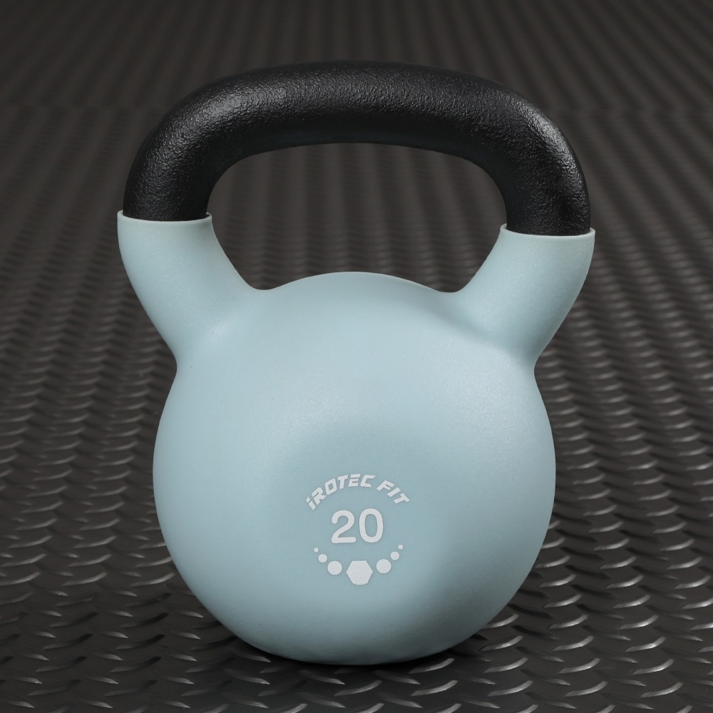 【2026年7月新発売】IROTEC FIT（アイロテック フィット）ネオプレーンケトルベル スモーキーブルー20KG-0