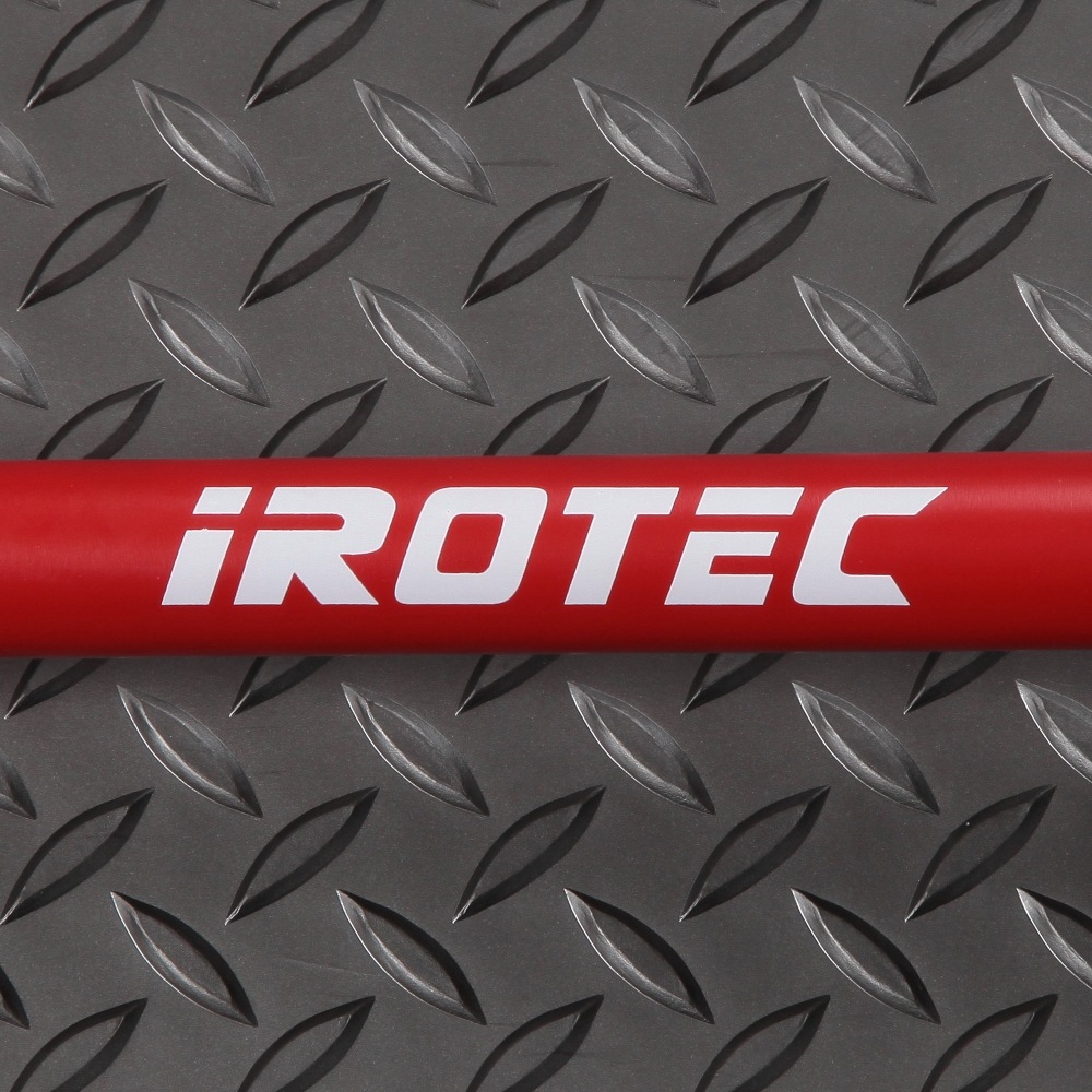 レッドオリンピックラバーバーベル135KGセット(アルミカラー付き)/IROTEC（アイロテック）-3