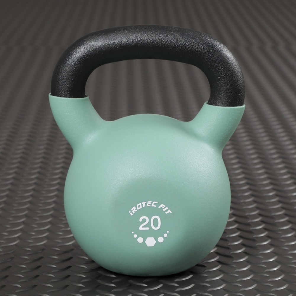 【2026年7月新発売】IROTEC FIT（アイロテック フィット）ネオプレーンケトルベル ピスタチオグリーン 20KG-0