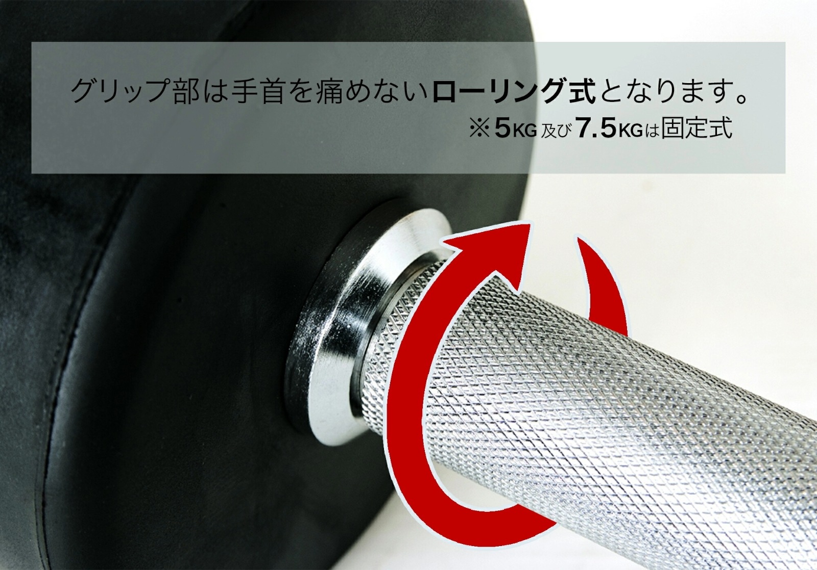 ジムダンベル24kg オールラバータイプ IROTEC (アイロテック)