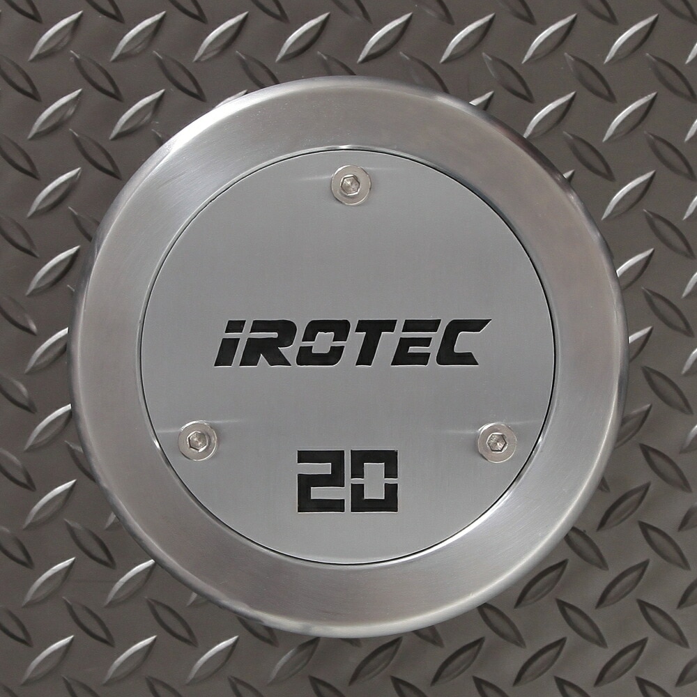 IROTEC ジムダンベル 20KG 2個セット アイロテック NEWラバージムダンベル2kg / IROTEC（アイロテック）