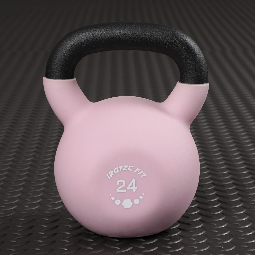 【2026年7月新発売】IROTEC FIT（アイロテック フィット）ネオプレーンケトルベル サクラピンク 24KG-0