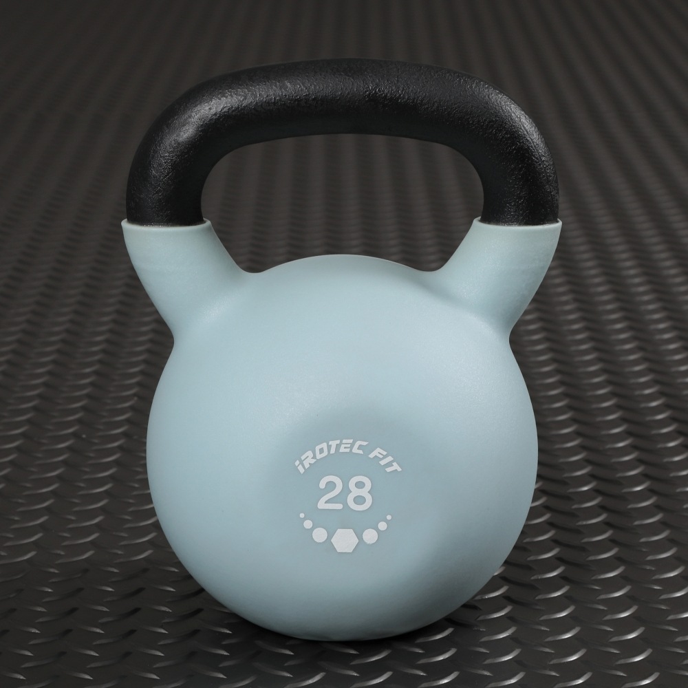 【2026年7月新発売】IROTEC FIT（アイロテック フィット）ネオプレーンケトルベル スモーキーブルー28KG-0