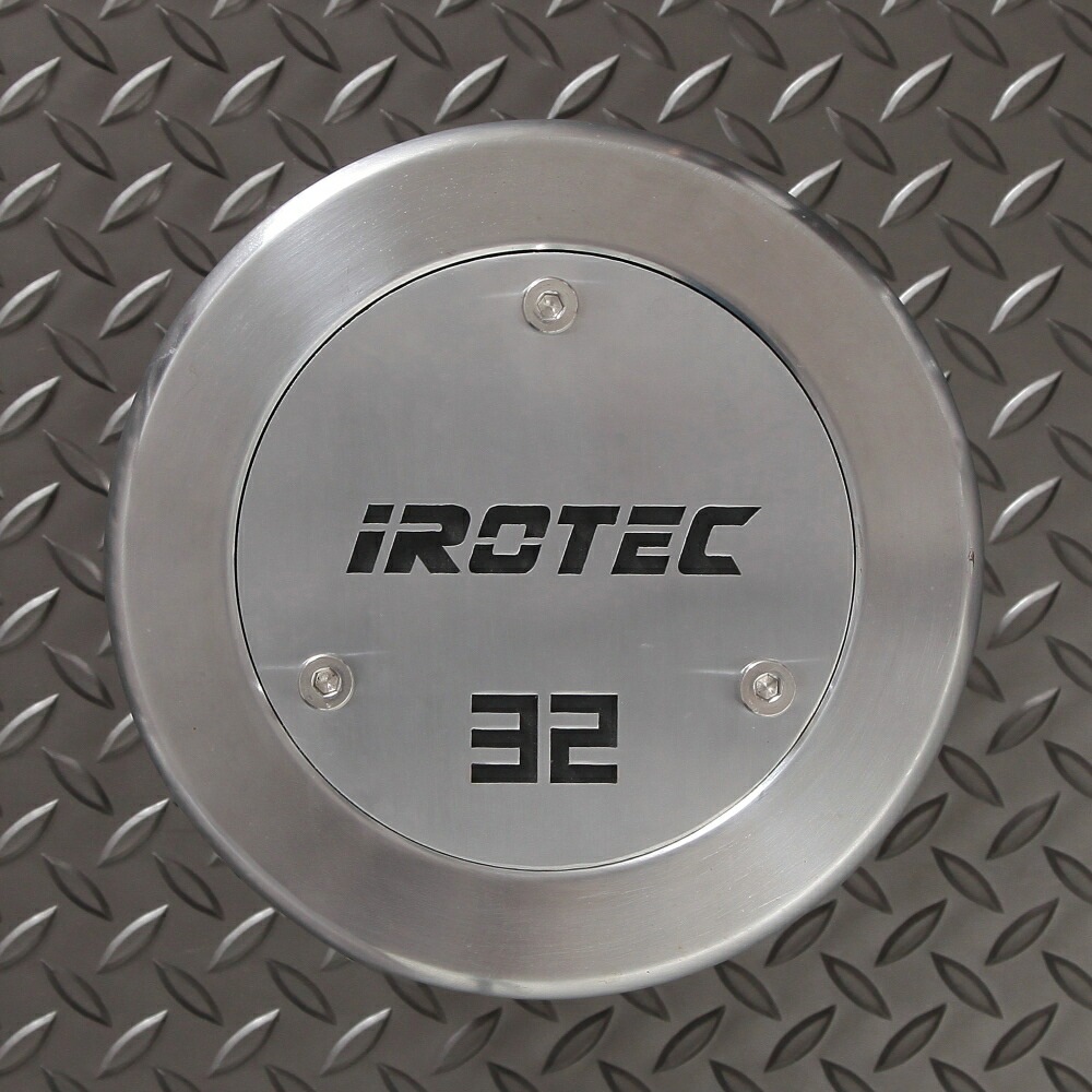 ハードクロームジムダンベル32KG/IROTEC（アイロテック）-1