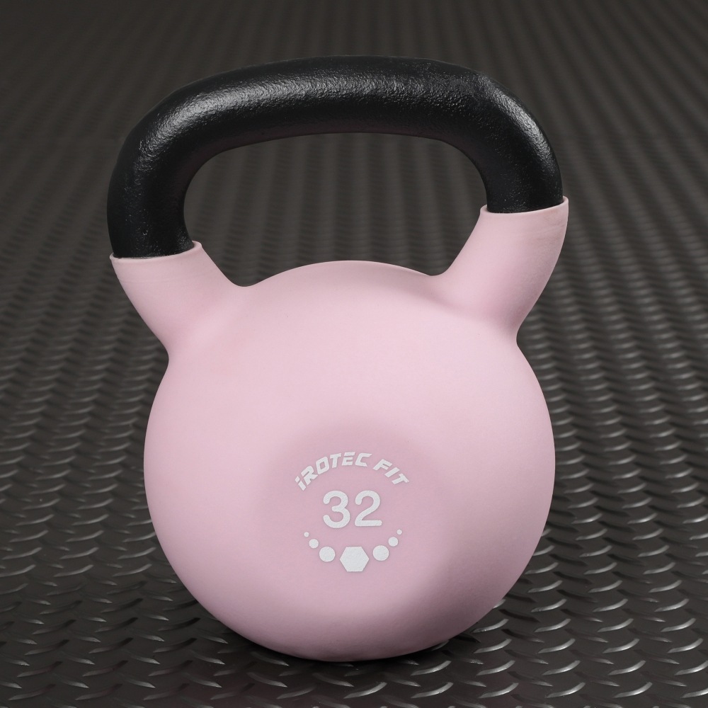 【2026年7月新発売】IROTEC FIT（アイロテック フィット）ネオプレーンケトルベル サクラピンク 32KG-0