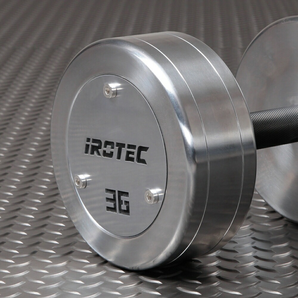 ハードクロームジムダンベル36KG/IROTEC（アイロテック）-0