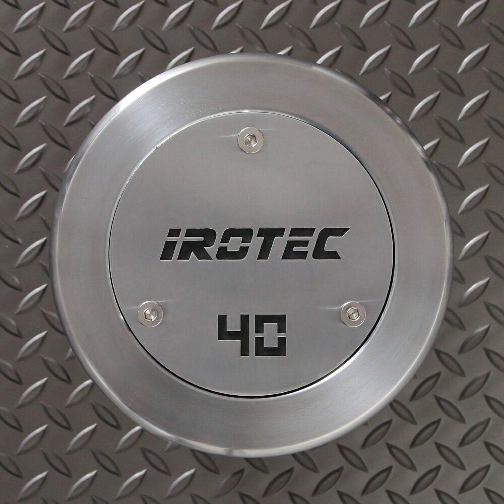 ハードクロームジムダンベル40KG/IROTEC（アイロテック）-1