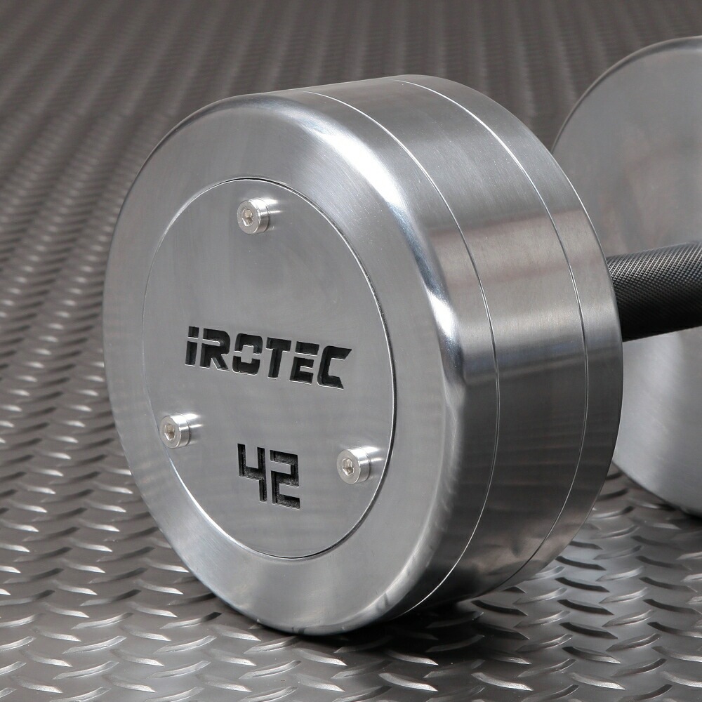 ハードクロームジムダンベル42KG/IROTEC（アイロテック）-0