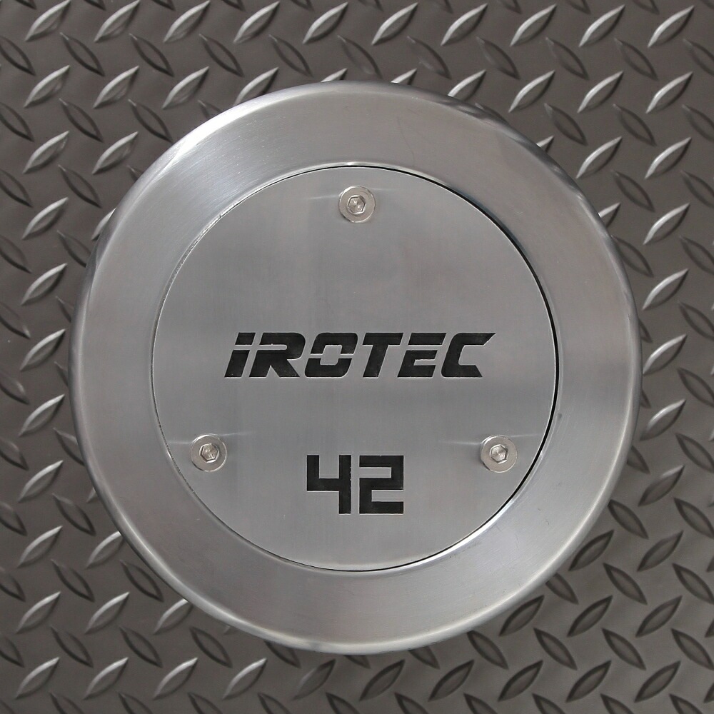 ハードクロームジムダンベル42KG/IROTEC（アイロテック）-1