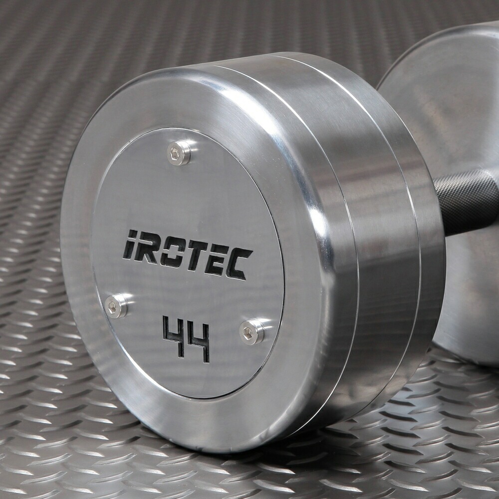 ハードクロームジムダンベル44KG/IROTEC（アイロテック）-0