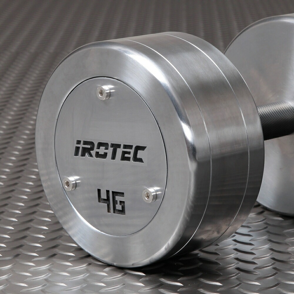 ハードクロームジムダンベル46KG/IROTEC（アイロテック）-0