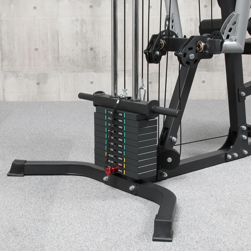 【究極のマルチマシン！ウエイトMAX100KG可】パワーストレングスジム/IROTEC（アイロテック）-17