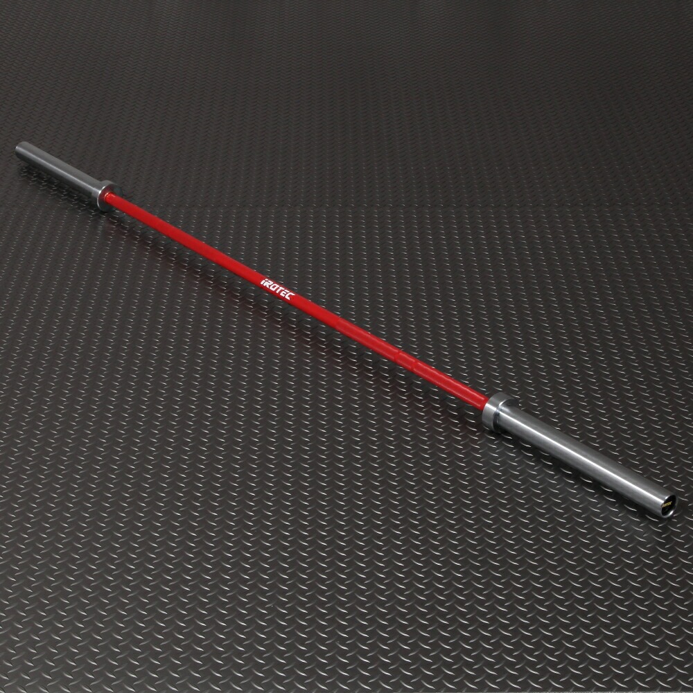 セラコート オリンピックバーベルシャフト レッド（カラー無）ベアリングタイプ/IROTEC（アイロテック）-0