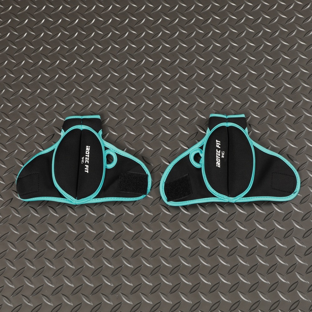 【2025年10月新発売】IROTEC FIT（アイロテックフィット）ネオプレーンパワーウエイトグローブ1000 ブルー 片手1kg×2個セット-2