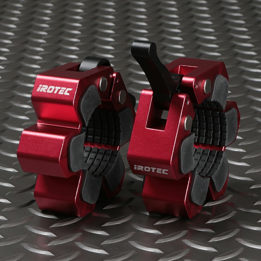 マグネットクイックカラー　オリンピックタイプ　レッド　2個セット 径50mm専用カラー（留め具）/IROTEC（アイロテック）-2
