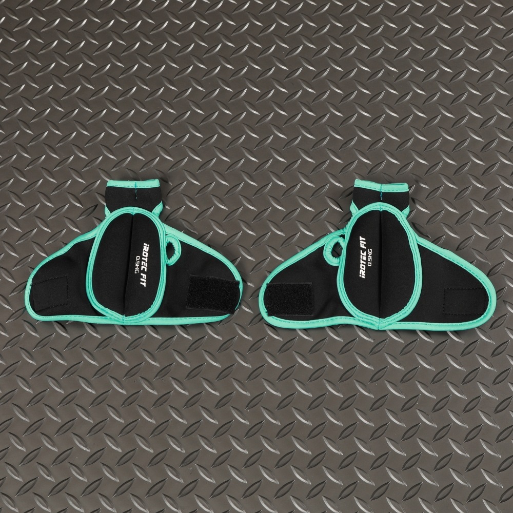 【2025年10月新発売】IROTEC FIT（アイロテックフィット）ネオプレーンパワーウエイトグローブ500 グリーン 片手500g×2個セット-2