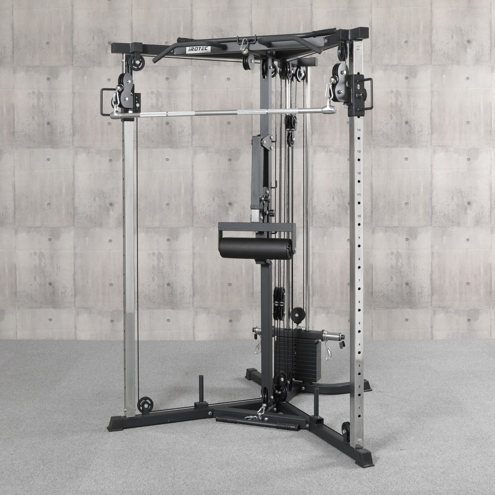 【2025年10月新発売ケーブルバー】IROTEC（アイロテック）デュアルフックストレートバー｜ケーブルマシン用アタッチメント-5