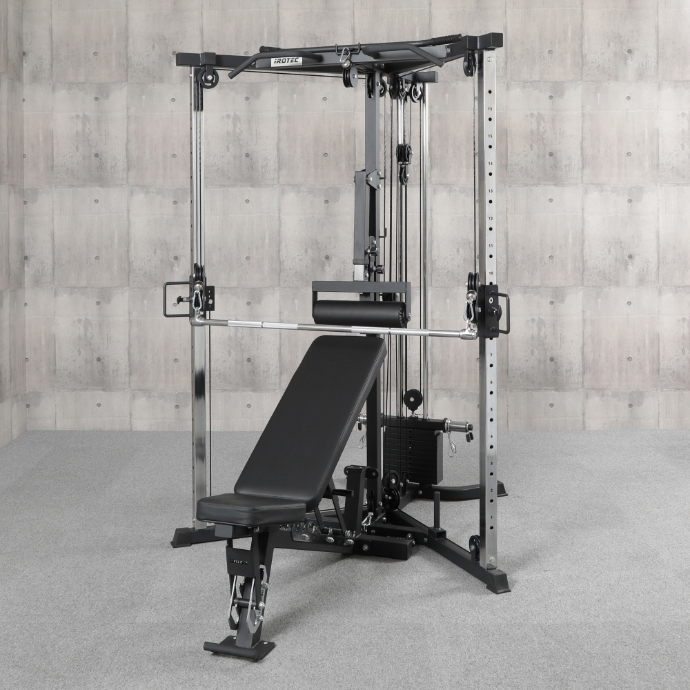 【2025年10月新発売ケーブルバー】IROTEC（アイロテック）デュアルフックストレートバー｜ケーブルマシン用アタッチメント-6